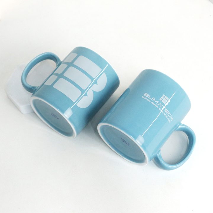 Ly sứ Bát Tràng in logo doanh nghiệp